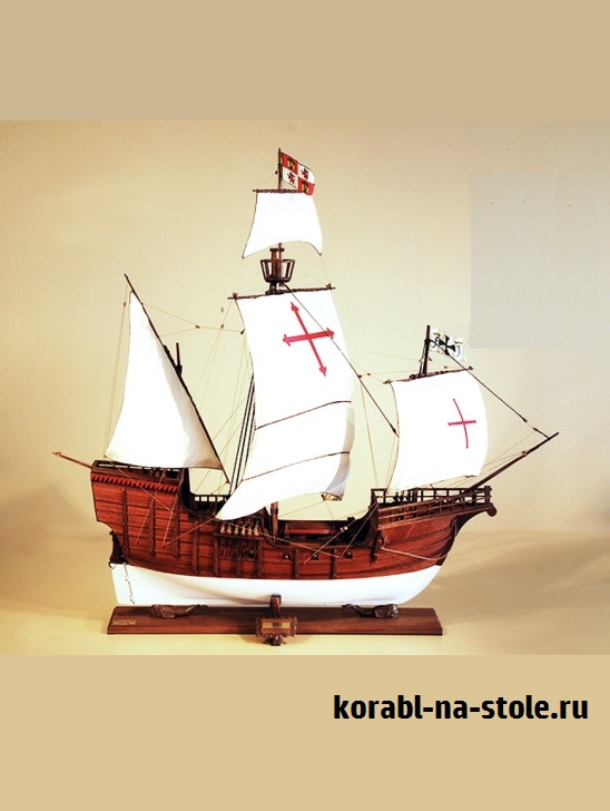 Чертёж модели Каракки Victoria / Виктория (1512) для сборки и историческая справка