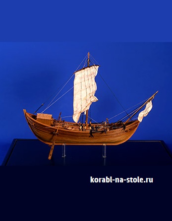 Чертёж модели Византийской торговой лодьи / tradeboat byzantine для сборки и историческая справка