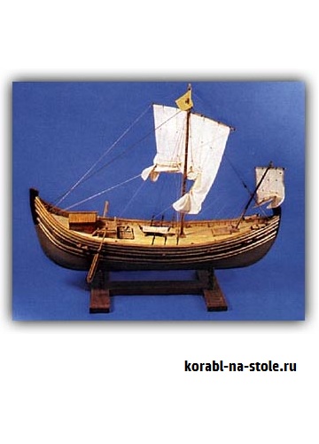 Чертёж модели Византийского торгового судна / Trading vessel Byzantine (VII до н. э.) для сборки и историческая справка