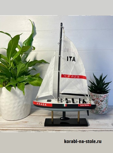 Чертёж модели Яхты Луна Роза / Yacht Luna Rose (2003) для сборки и историческая справка