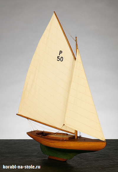Чертёж модели Шлюпа sloop P boat KID (1910-1930) для сборки и историческая справка