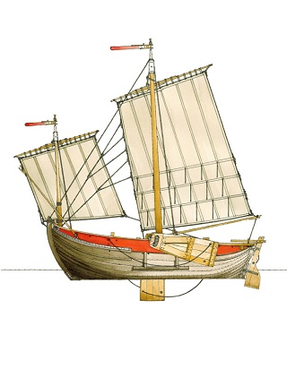 Чертёж модели Шлюпа Шуте Бланкенбергзе / Schute Blankenbergse (XIX) для сборки и историческая справка