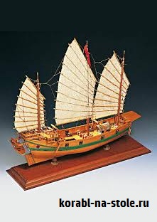 Чертёж модели Джонки pirate chinese ver.2  / Китайская пиратская джонка (XVII) для сборки и историческая справка