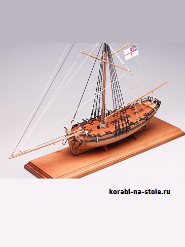 Чертёж модели Каттера Алерт / cutter Alert (1777) для сборки и историческая справка