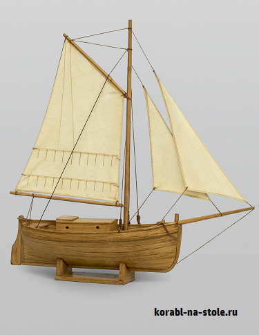 Чертёж модели Каттера «Луисито» / cutter Luisito (1873) для сборки и историческая справка