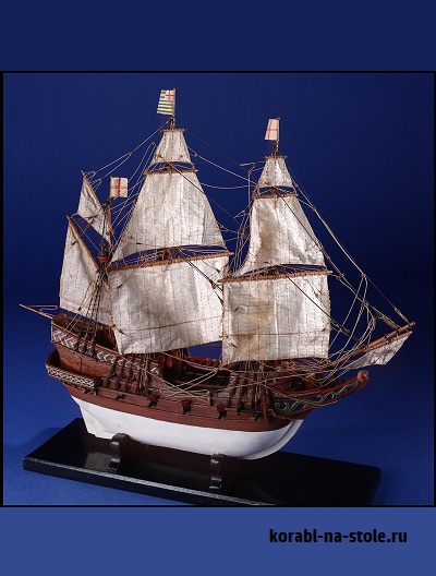 Чертёж модели Галеон-купец / galleon merchant (1532) для сборки и историческая справка