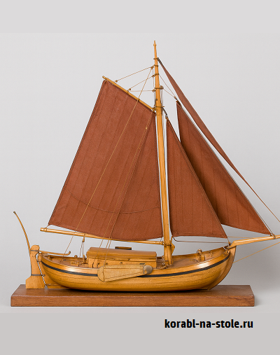 Чертёж модели Боера Loodwesen boeier для сборки и историческая справка