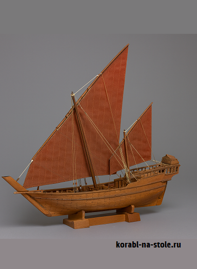 Чертёж модели Дау (арабское) / Dhow Arabian ver.1 для сборки и историческая справка