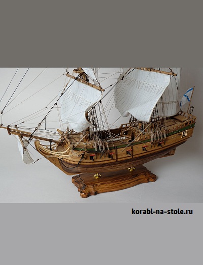 Чертёж модели Брига Святой Пётр и Святой Павел / Brig Sv Petr and Sv Pavel (1740) для сборки и историческая справка
