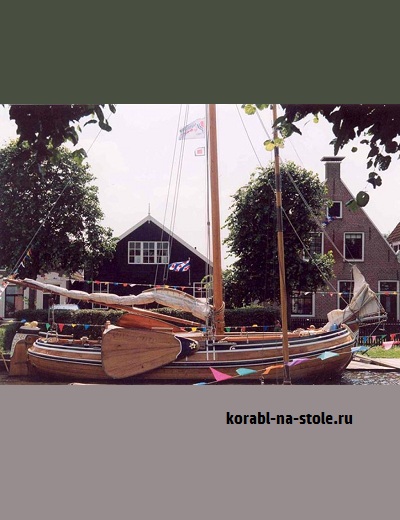 Чертёж модели Боера Catharina boeier (1904) для сборки и историческая справка