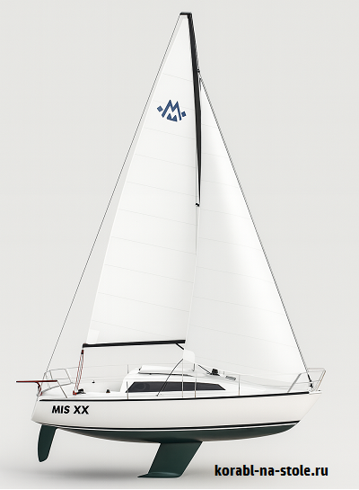 Чертёж модели Yacht MIS XX для сборки и историческая справка